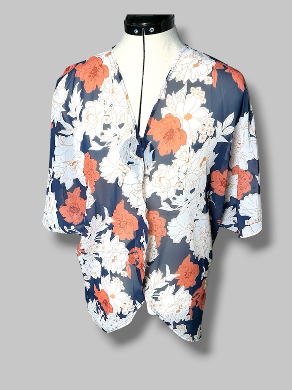 Floral kimono top - Picture 2 of 5